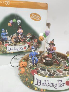 Vintage Retired Department 56 Halloween Festival Decor